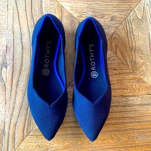 Rothy’s The Point Shoes Navy Blue